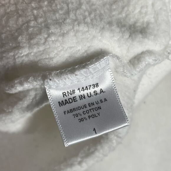 Hye Park and Lune New York 05 White Blue Graphic Crewneck Sweatshirt USA M - Picture 3 of 9